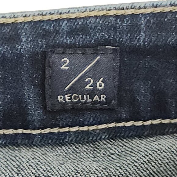 Lucky Brand Low Rise Skinny Lolita Jeans Women's size 2/26R Dark Blue Wash - Picture 4 of 5